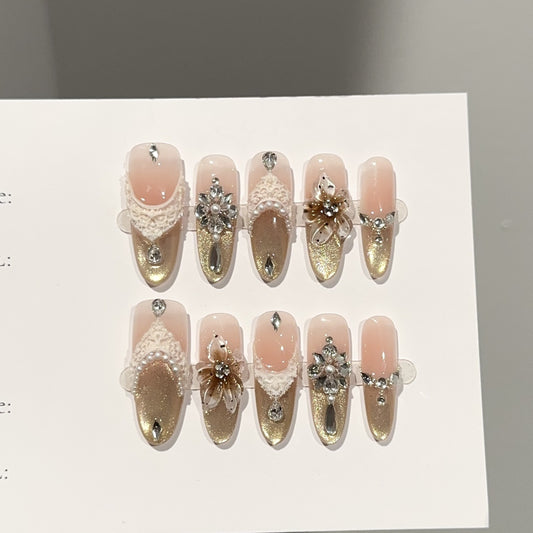 Handmade Press On Nails C380