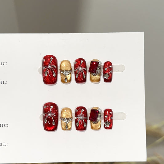 Handmade Press On Nails C392