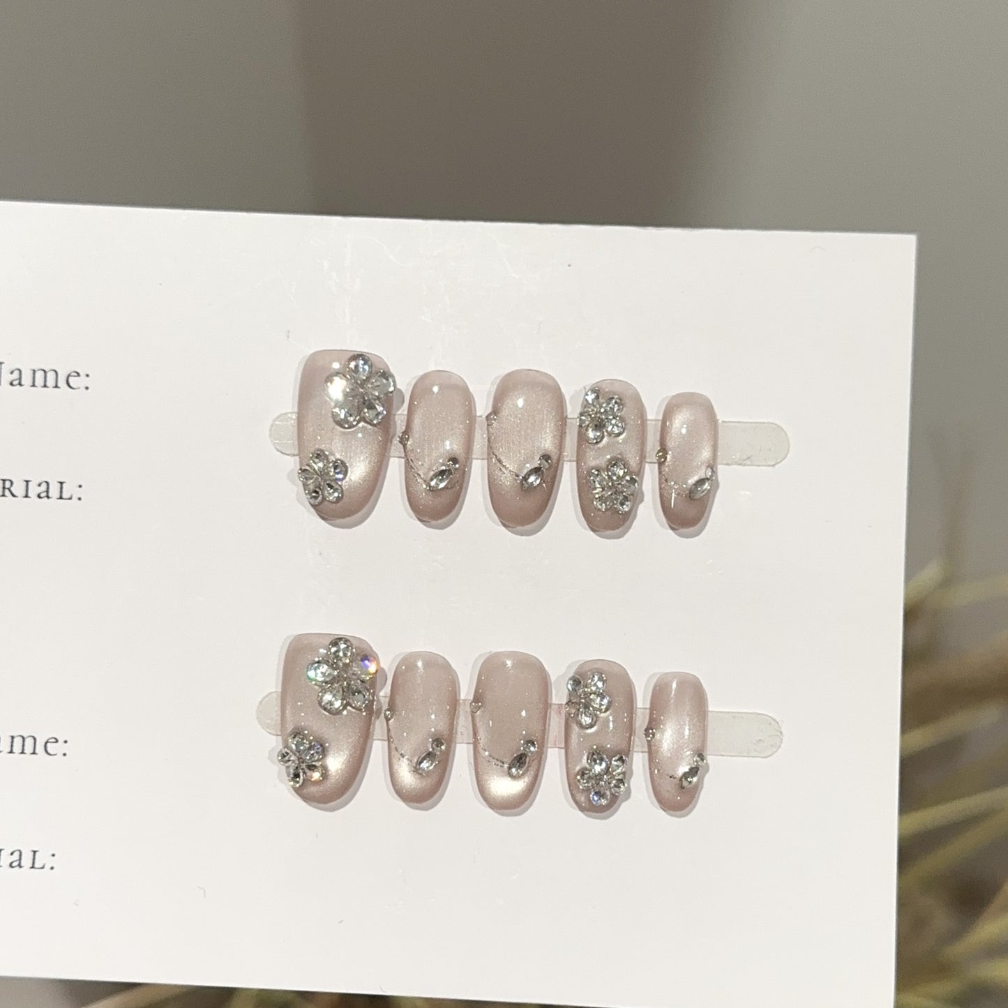 Handmade Press On Nails C397