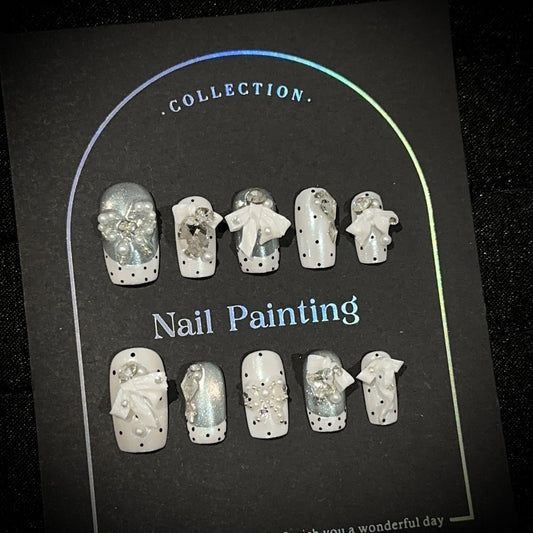 Handmade Press On Nails C405