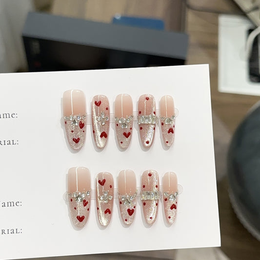 Handmade Press On Nails C423