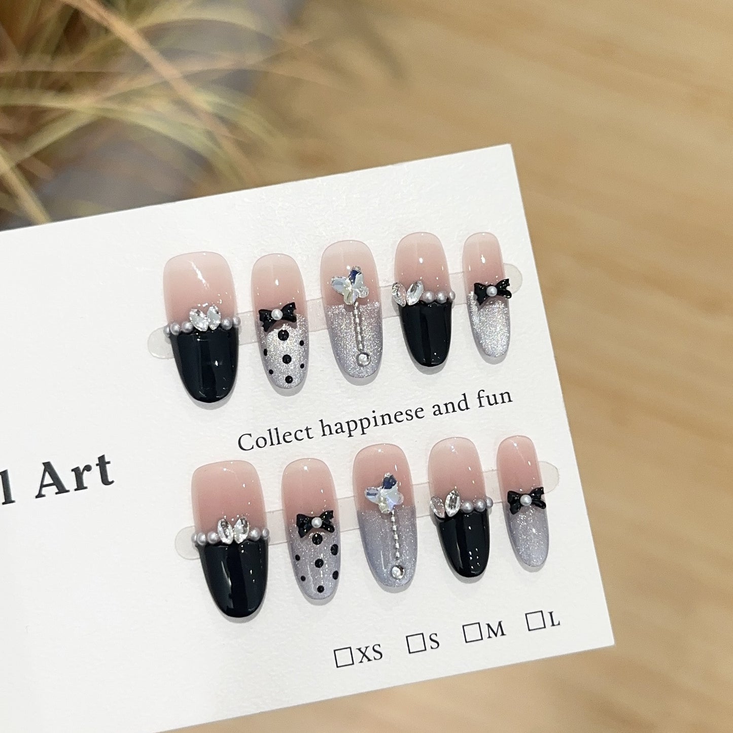 Handmade Press On Nails D230