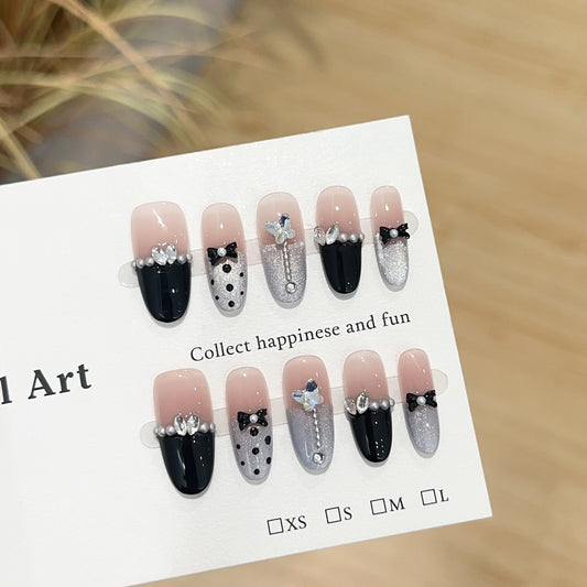 Handmade Press On Nails D230