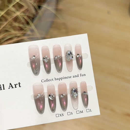 Handmade Press On Nails D232