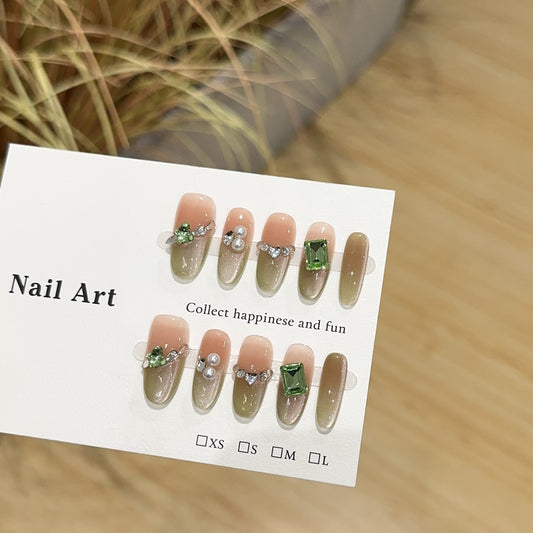 Handmade Press On Nails D233