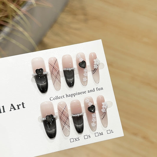Handmade Press On Nails D234