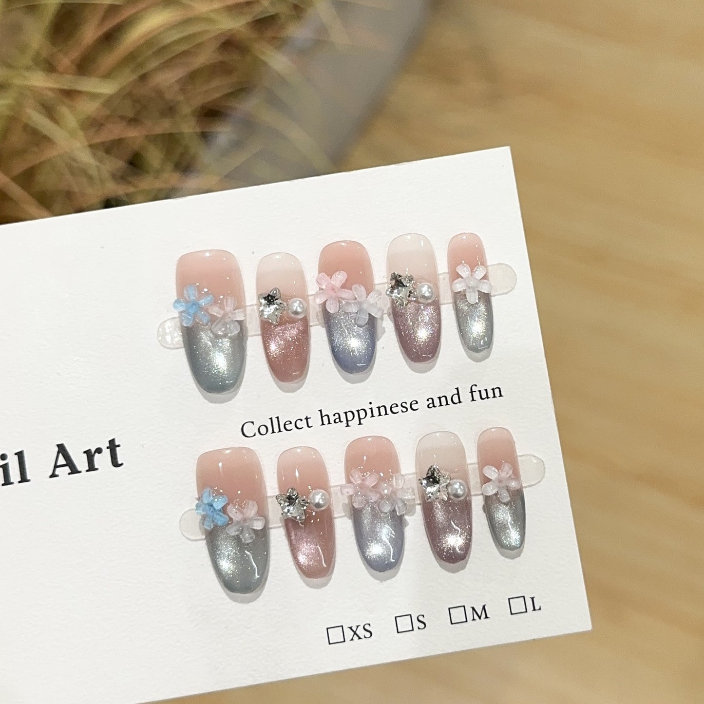 Handmade Press On Nails D236