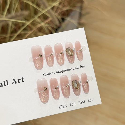 Handmade Press On Nails D237