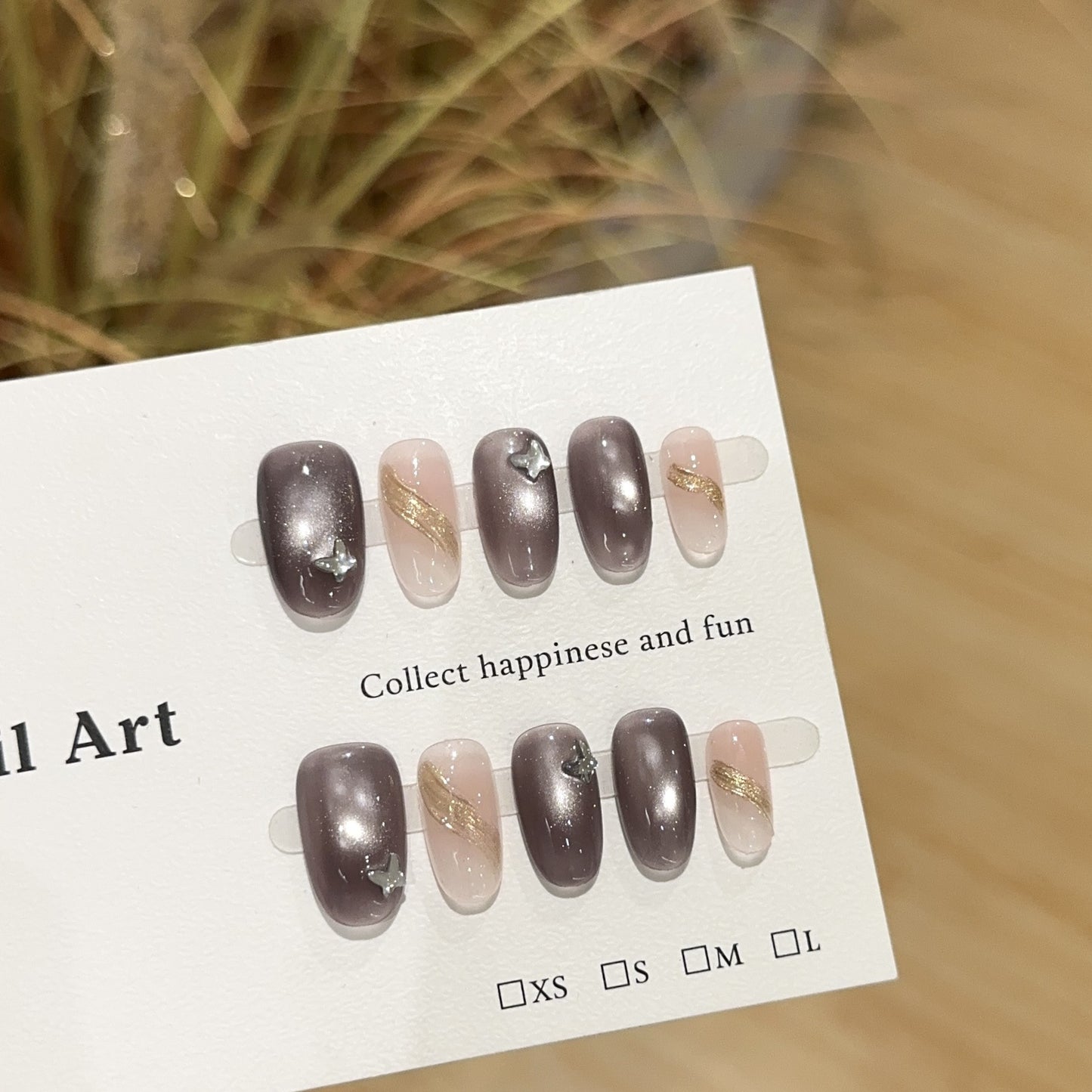 Handmade Press On Nails D239