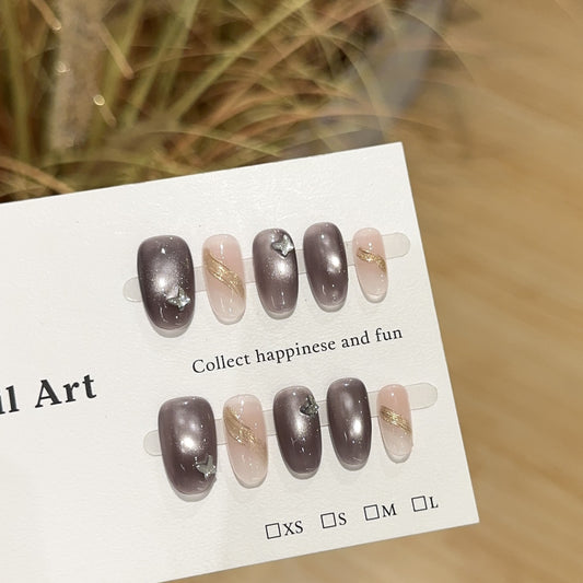 Handmade Press On Nails D239