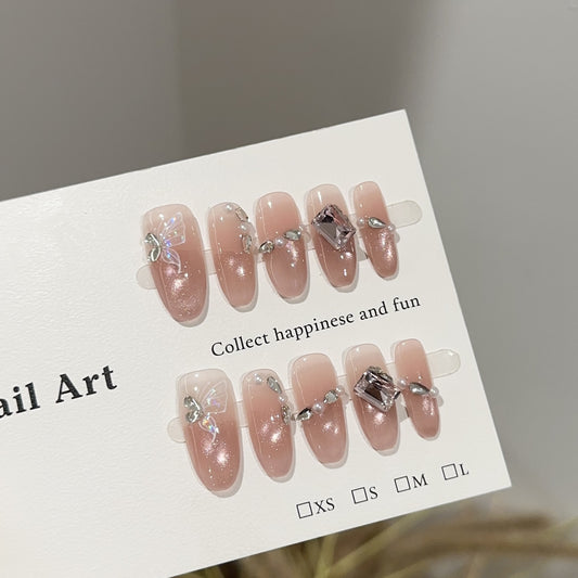 Handmade Press On Nails D240