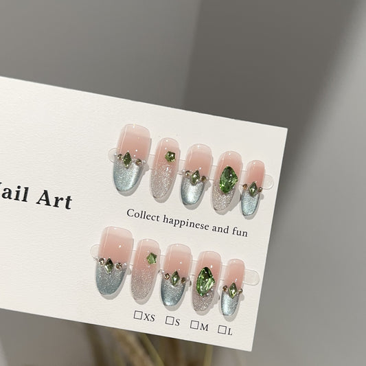 Handmade Press On Nails D250