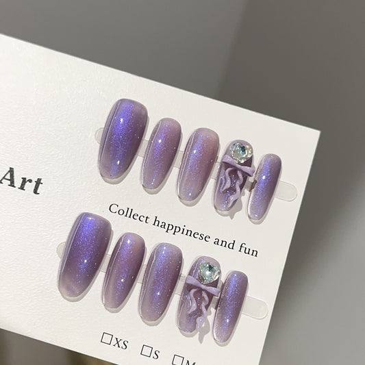 Handmade Press On Nails D252