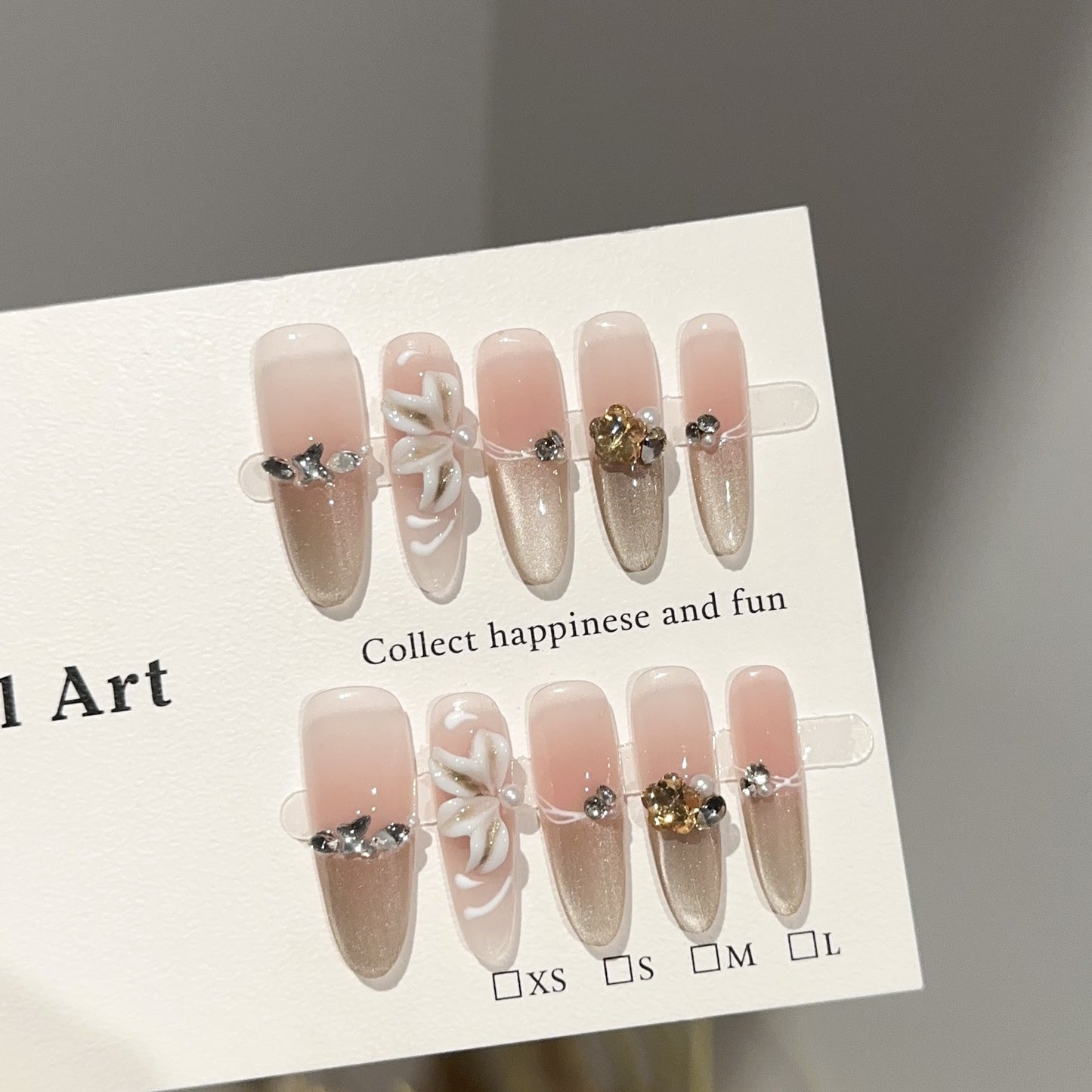 Handmade Press On Nails D253