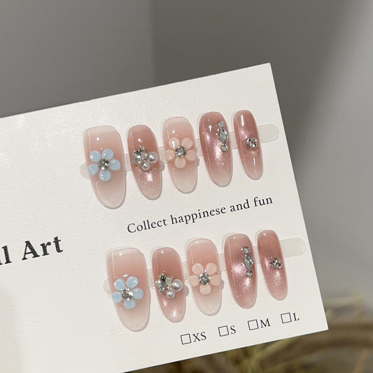 Handmade Press On Nails D263