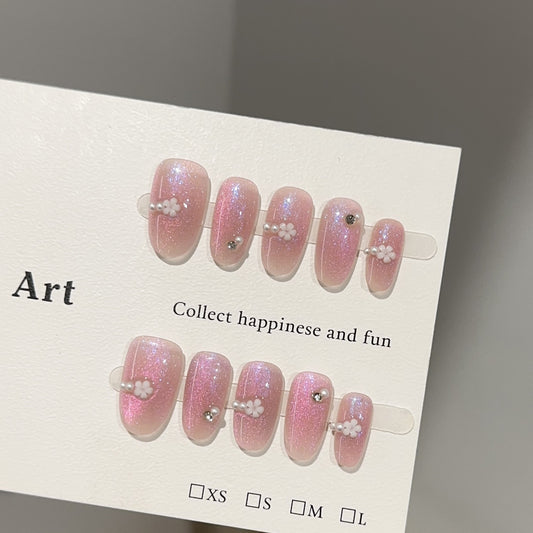 Handmade Press On Nails D265