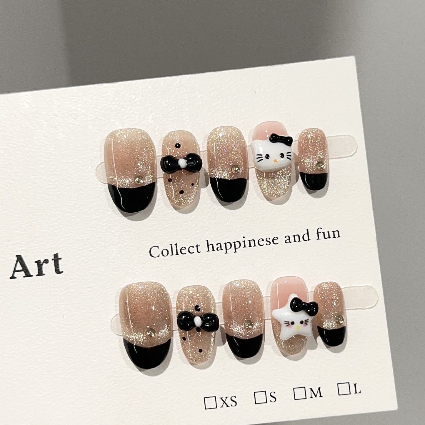 Handmade Press On Nails D266