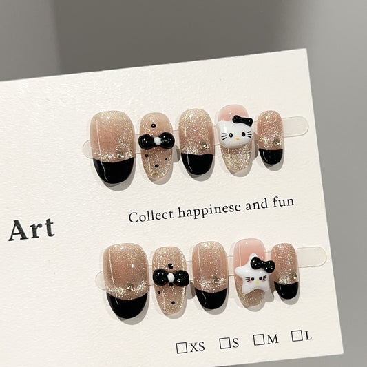 Handmade Press On Nails D266