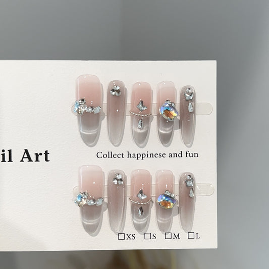 Handmade Press On Nails D268