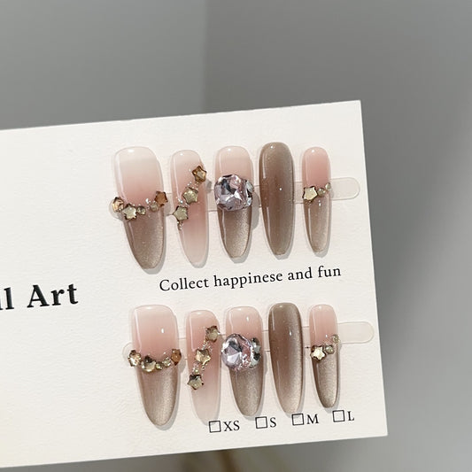 Handmade Press On Nails D269