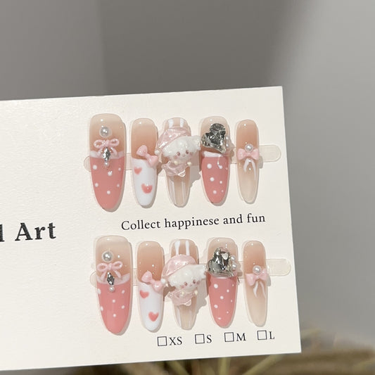Handmade Press On Nails D280
