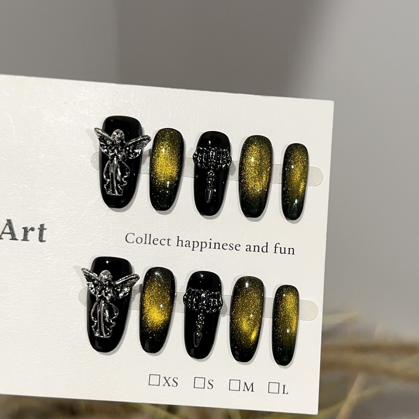 Handmade Press On Nails D303
