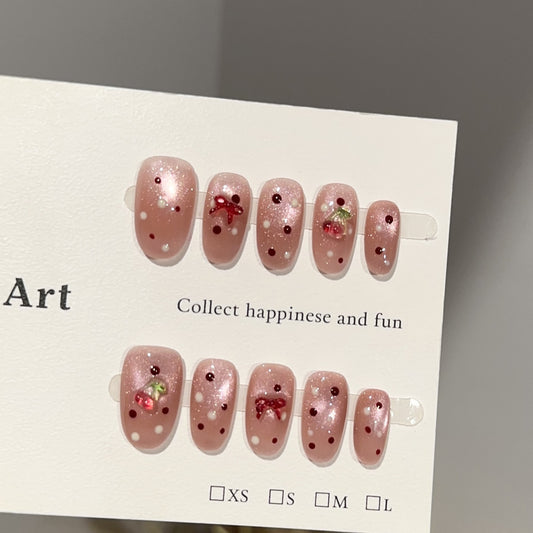 Handmade Press On Nails D325