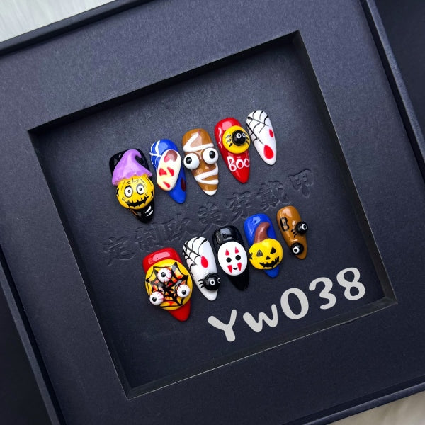 Handmade press on nail YW038