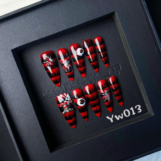 Handmade press on nail YW013