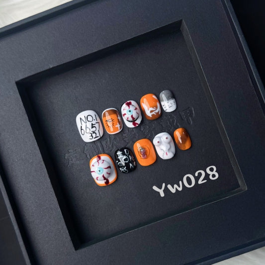 Handmade press on nail YW028