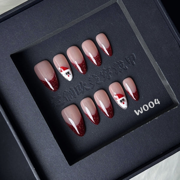 Handmade press on nail W004