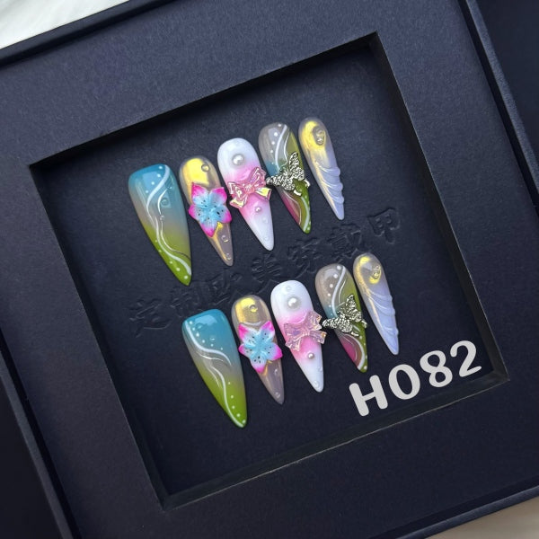 Handmade press on nail H082