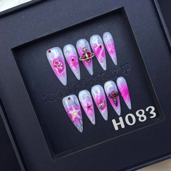 Handmade press on nail H083