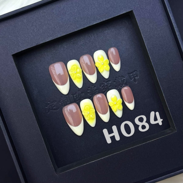 Handmade press on nail H084