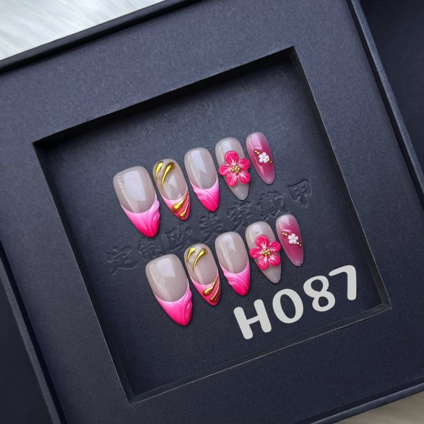 Handmade press on nail H087