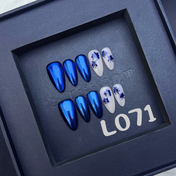 Handmade press on nail L071