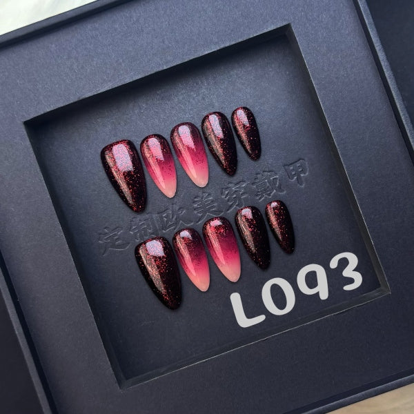 Handmade press on nail L093