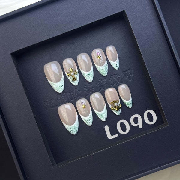 Handmade press on nail L090