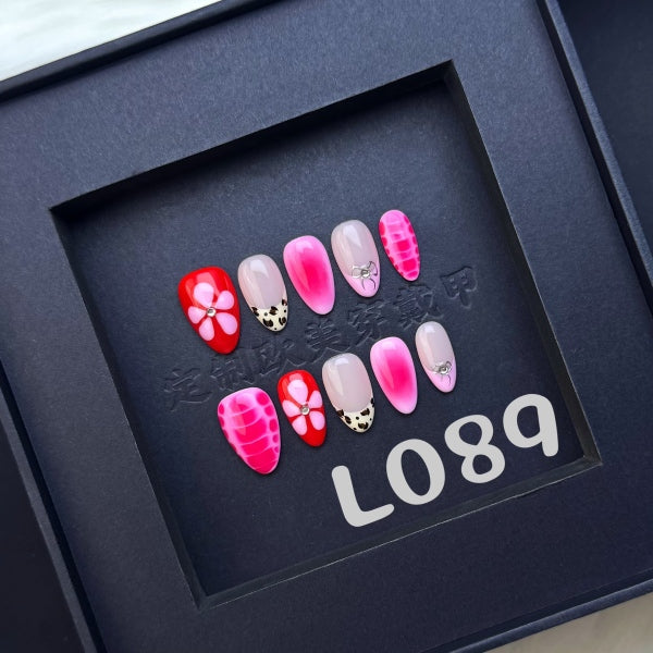 Handmade press on nail L089