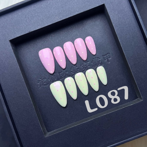 Handmade press on nail L087