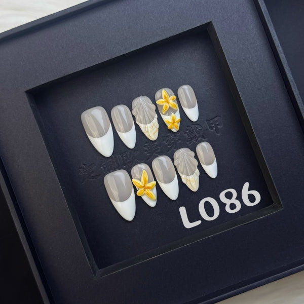 Handmade press on nail L086