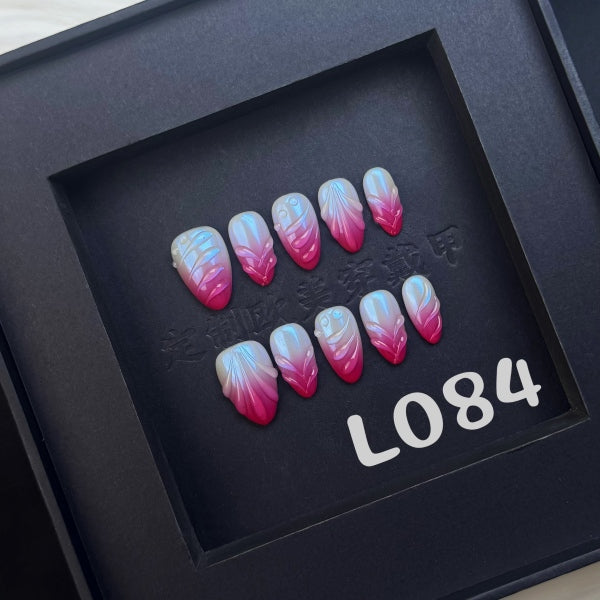 Handmade press on nail L084