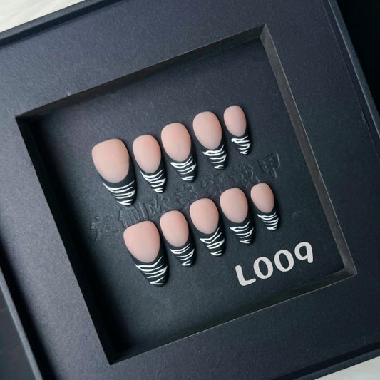 Handmade press on nail L009