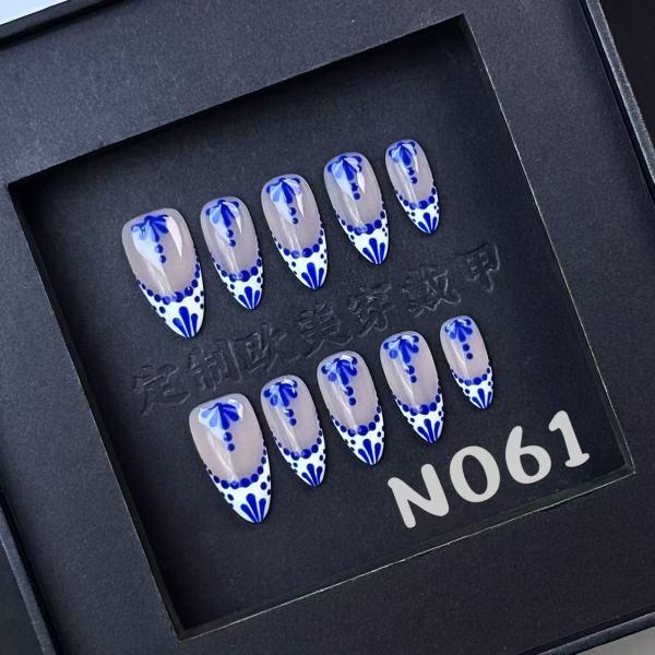 Handmade press on nail N061