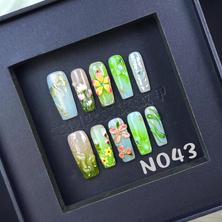 Handmade press on nail N043