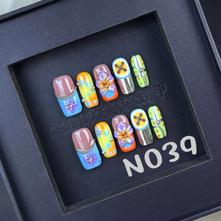 Handmade press on nail N039