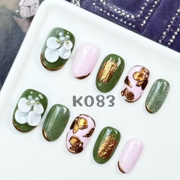 Handmade press on nail K083