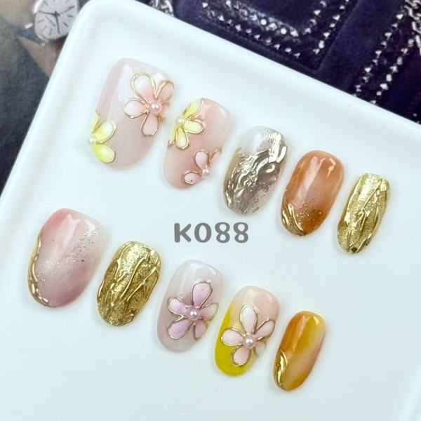 Handmade press on nail K088