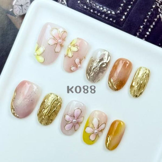 Handmade press on nail K088