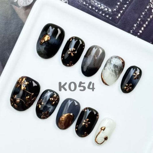 Handmade press on nail K054